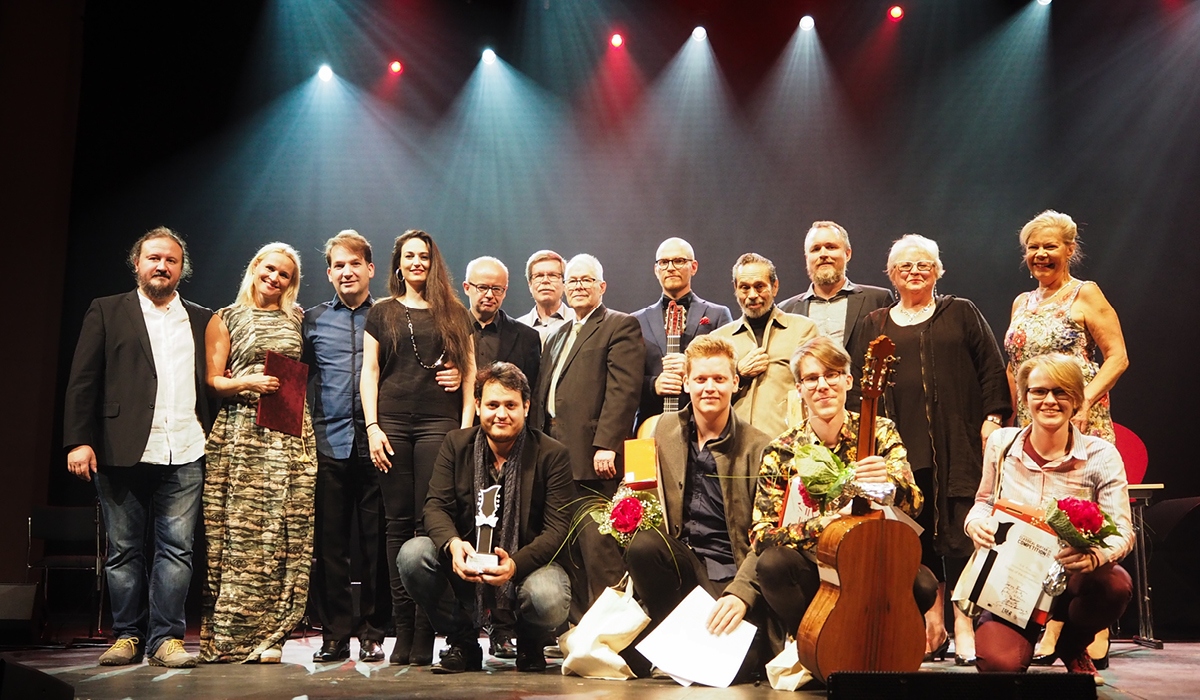 Suomen kitarakilpailun 2018 palkintojenjako Tampere-talossa, photo: Viivi Vanamo